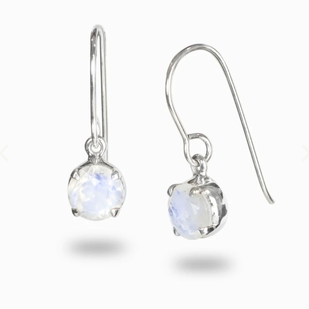 MADE in EARTH 🔥🔥 Rainbow Moonstone Drop Earrings
